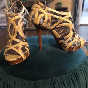 Calvin Klein Snake skinned heels